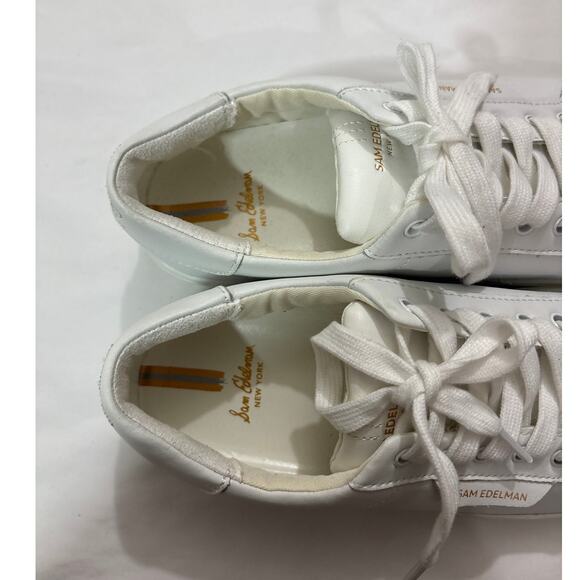 Sam Edelman Women's 9 Ethyl sneakers Classic Casual Solid Minimalist Lace up - Picture 7 of 10